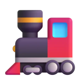 Locomotive animated emoji