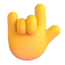 Love-you gesture 3D animated emoji
