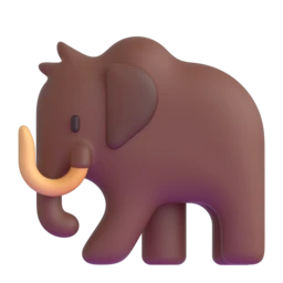 Mammoth animated emoji