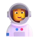 Man astronaut 3D animated emoji