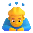 Man bowing 3D animated emoji