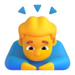 Man bowing animated emoji