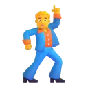 Man dancing 3D animated emoji