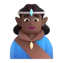 Man elf: medium-dark skin tone 3D animated emoji