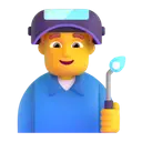 Man factory worker 3D animated emoji