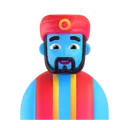 Man genie 3D animated emoji