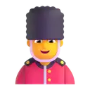 Man guard 3D animated emoji