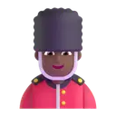 Man guard: medium-dark skin tone 3D animated emoji