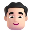 Man: light skin tone 3D animated emoji