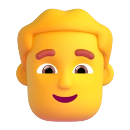 Man animated emoji