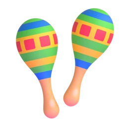 Maracas animated emoji