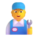 Mechanic 3D animated emoji