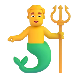 Merman animated emoji