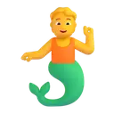 Merperson 3D animated emoji