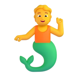 Merperson animated emoji