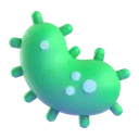 Microbe 3D animated emoji