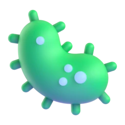 Microbe animated emoji