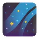 Milky way 3D animated emoji