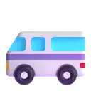Minibus 3D animated emoji