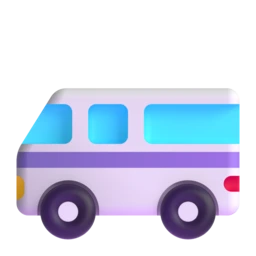 Minibus animated emoji