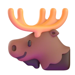 Moose animated emoji