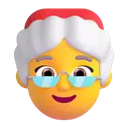 Mrs. Claus 3D animated emoji
