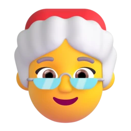 Mrs. Claus animated emoji