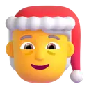 Mx claus 3D animated emoji