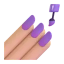 Nail polish: medium-light skin tone 3D animated emoji