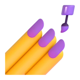 Nail polish animated emoji