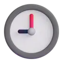 Nine o’clock 3D animated emoji