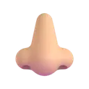 Nose: medium-light skin tone 3D animated emoji