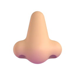 Nose: medium-light skin tone animated emoji
