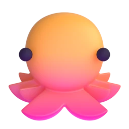 Octopus animated emoji