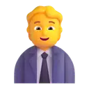 Office worker 3D animated emoji