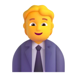 Office worker animated emoji