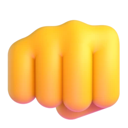 Oncoming fist animated emoji