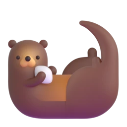 Otter animated emoji