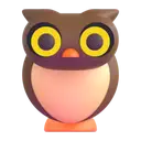 Owl 3D animated emoji