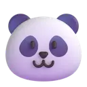 Panda 3D animated emoji