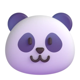 Panda animated emoji