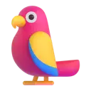 Parrot 3D animated emoji