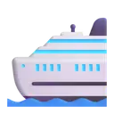 Passenger ship 3D animated emoji