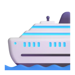 Passenger ship animated emoji