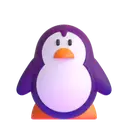 Penguin 3D animated emoji