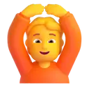 Person gesturing OK 3D animated emoji