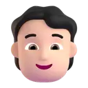 Person: light skin tone 3D animated emoji