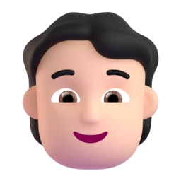 Person: light skin tone animated emoji