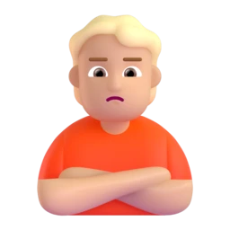 Person pouting: medium-light skin tone animated emoji