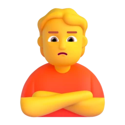 Person pouting animated emoji